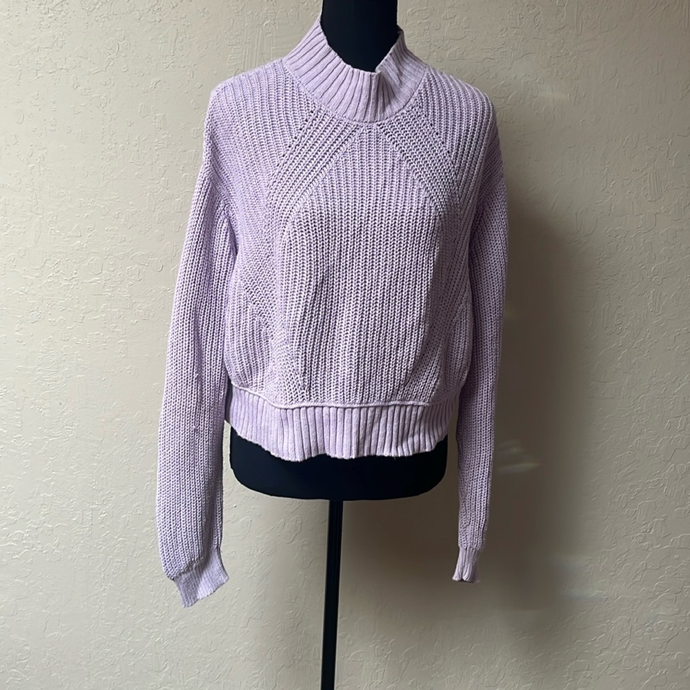 Aeropostale Lavender Crew Neck Sweater